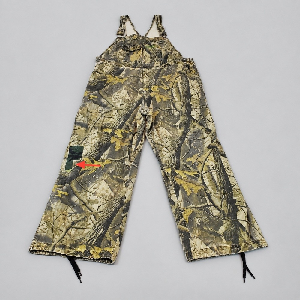 Remington Overalls Mens 2XL Camo Good Realtree Hardwoods Bibs GCX001WRE